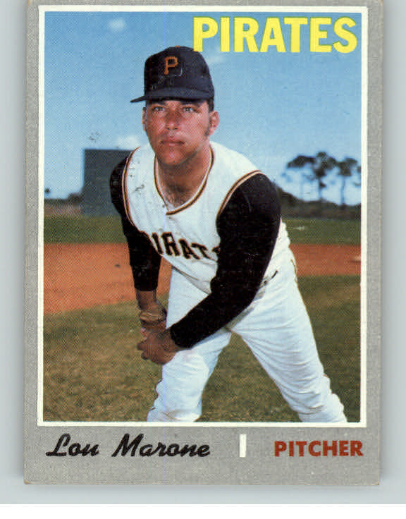 1970 Topps Baseball #703 Lou Marone Pirates EX-MT 387445