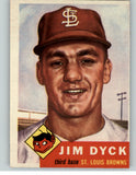 1953 Topps Baseball #177 Jim Dyck Browns EX-MT 388136