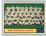 1961 Topps Baseball #167 San Francisco Giants Team NR-MT 389764