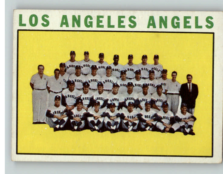 1964 Topps Baseball #213 Los Angeles Angels Team EX-MT 389844