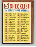 1962 Topps Baseball #192 Checklist 3 EX Unmarked 389963