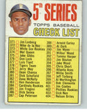 1967 Topps Baseball #361 Checklist 5 VG-EX Clemente Unmarked 390370