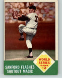 1963 Topps Baseball #143 World Series Game 2 VG-EX 390417