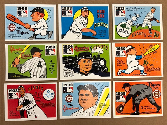 1973 Fleer World Series Complete Set 390903