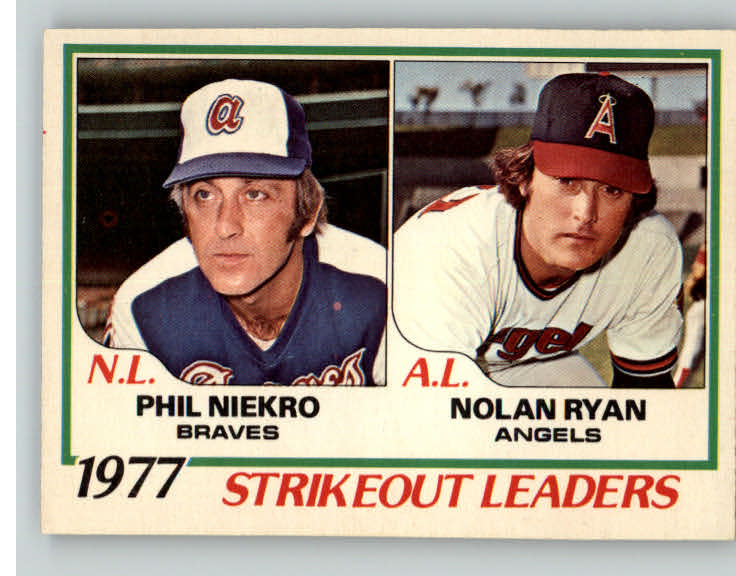 1978 O Pee Chee Baseball #006 Strike Out Leaders Nolan Ryan NR-MT 393083