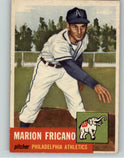 1953 Topps Baseball #199 Marion Fricano A's EX-MT 393477