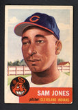 1953 Topps Baseball #006 Sam Jones Indians EX-MT 393492