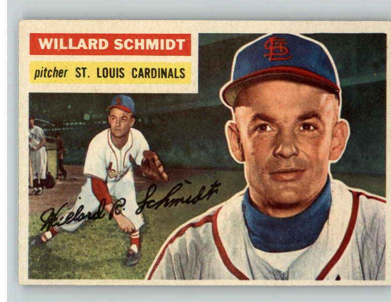 1956 Topps Baseball #323 Willard Schmidt Cardinals NR-MT 395109