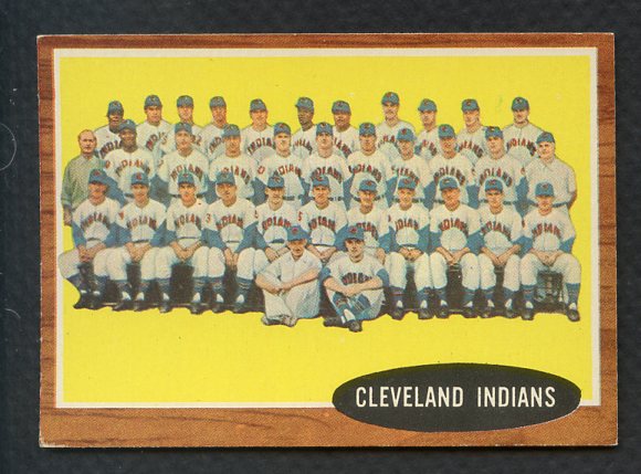 1962 Topps Baseball #537 Cleveland Indians Team EX-MT/NR-MT 395349