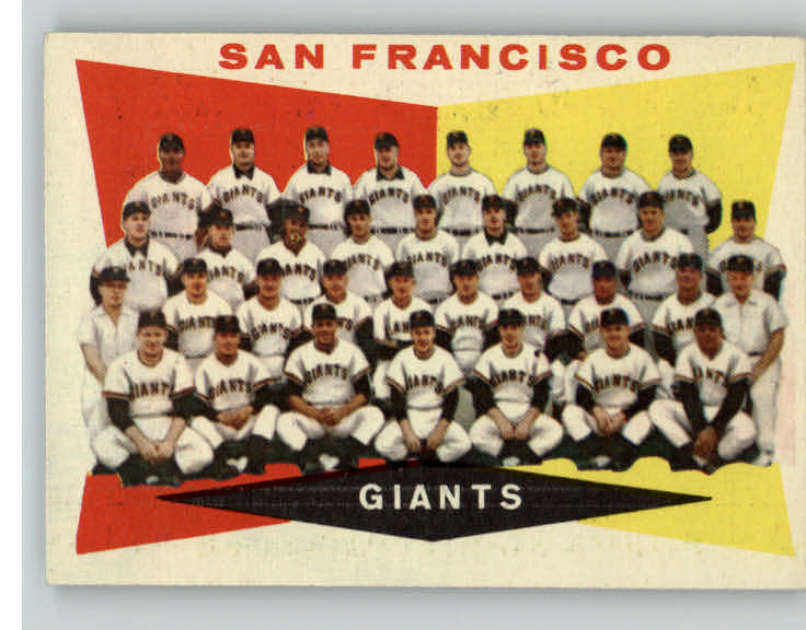 1960 Topps Baseball #151 San Francisco Giants Team EX-MT 395495