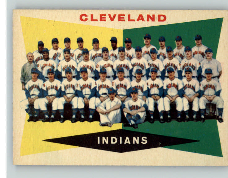 1960 Topps Baseball #174 Cleveland Indians Team NR-MT 395562