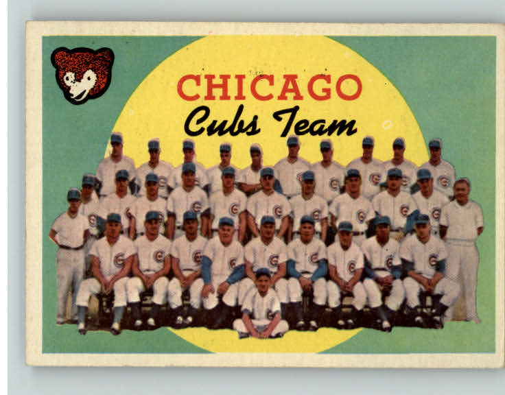 1959 Topps Baseball #304 Chicago Cubs Team EX-MT 395785