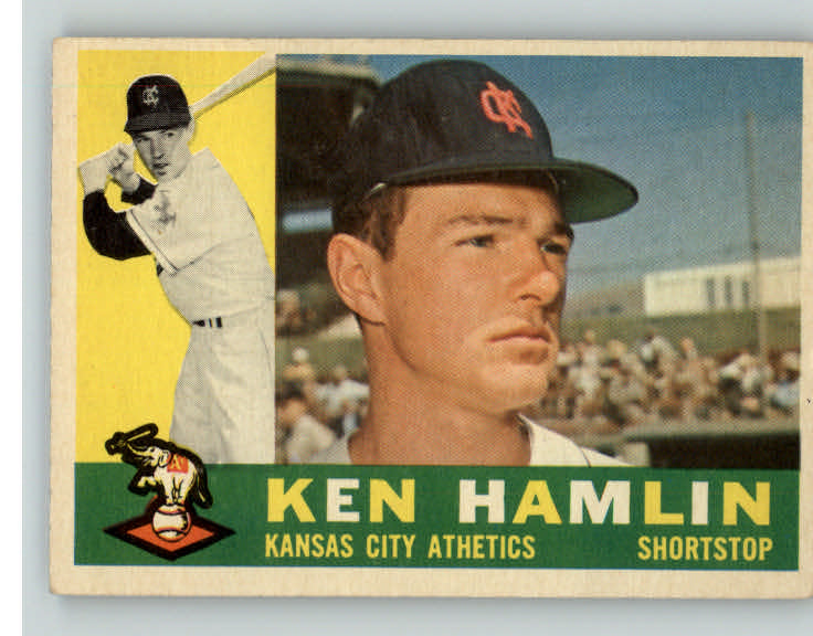 1960 Topps Baseball #542 Ken Hamlin A's EX-MT 396225