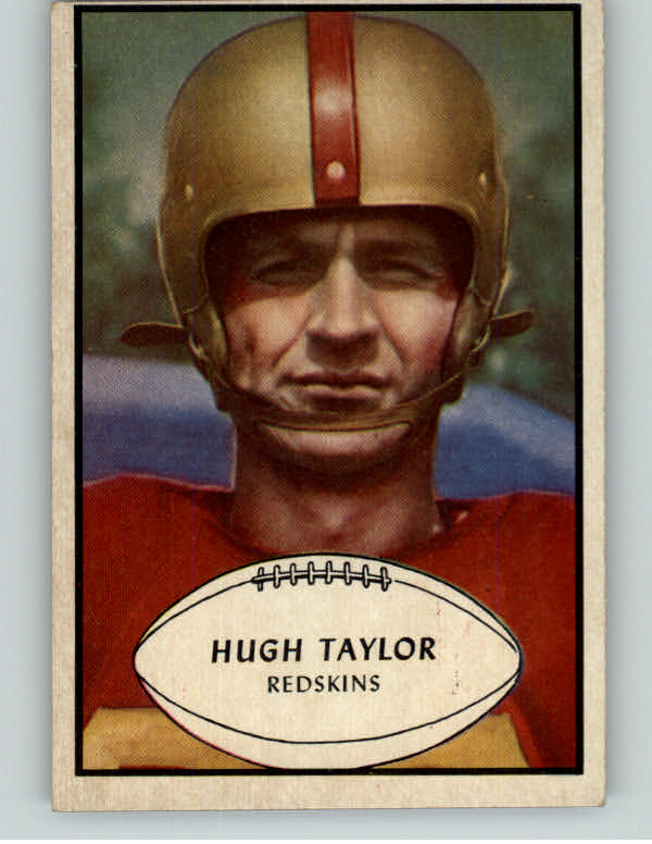 1953 Bowman Football #084 Hugh Taylor Washington EX+/EX-MT 397242