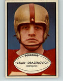 1953 Bowman Football #094 Chuck Drazenovich Washington EX-MT 397247