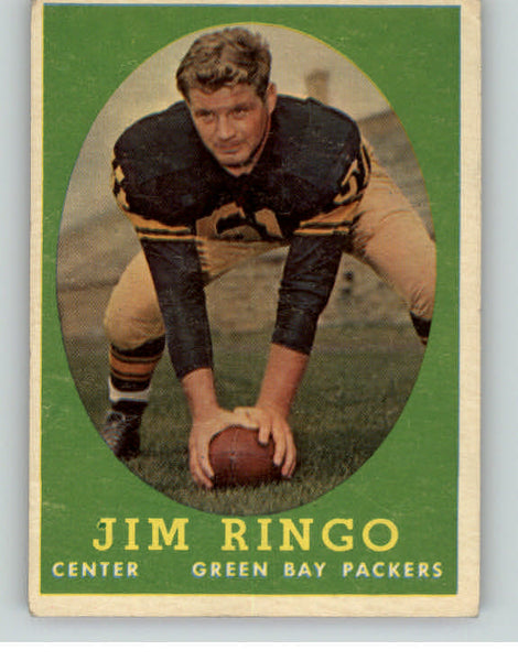 1958 Topps Football #103 Jim Ringo Packers VG-EX 398105