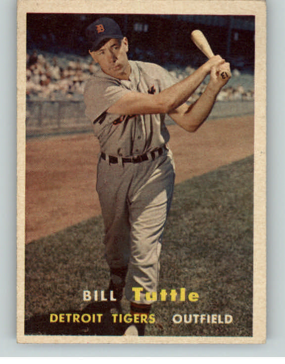 1957 Topps Baseball #072 Bill Tuttle Tigers EX-MT 398360