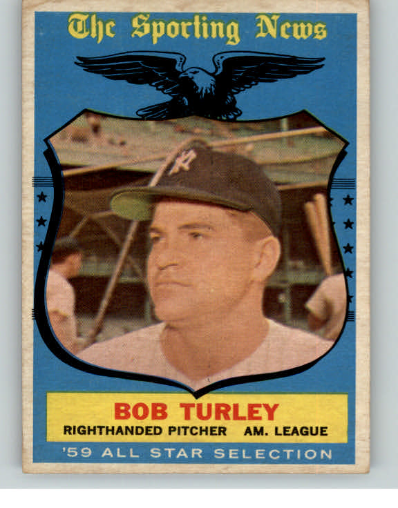 1959 Topps Baseball #570 Bob Turley A.S. Yankees VG-EX 400302