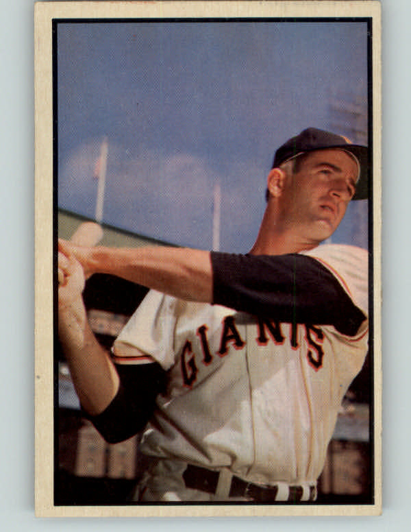 1953 Bowman Color Baseball #074 Don Mueller Giants EX-MT 400640