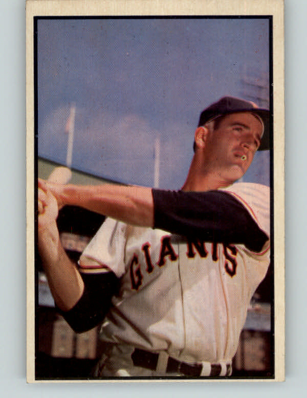 1953 Bowman Color Baseball #074 Don Mueller Giants EX 400719