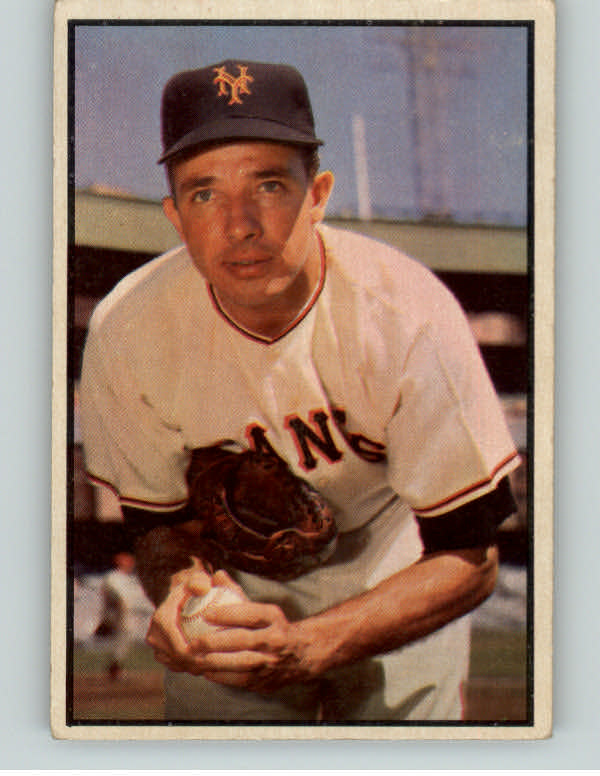 1953 Bowman Color Baseball #076 Jim Hearn Giants EX 400750