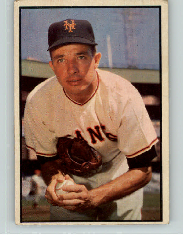 1953 Bowman Color Baseball #076 Jim Hearn Giants VG-EX 400872