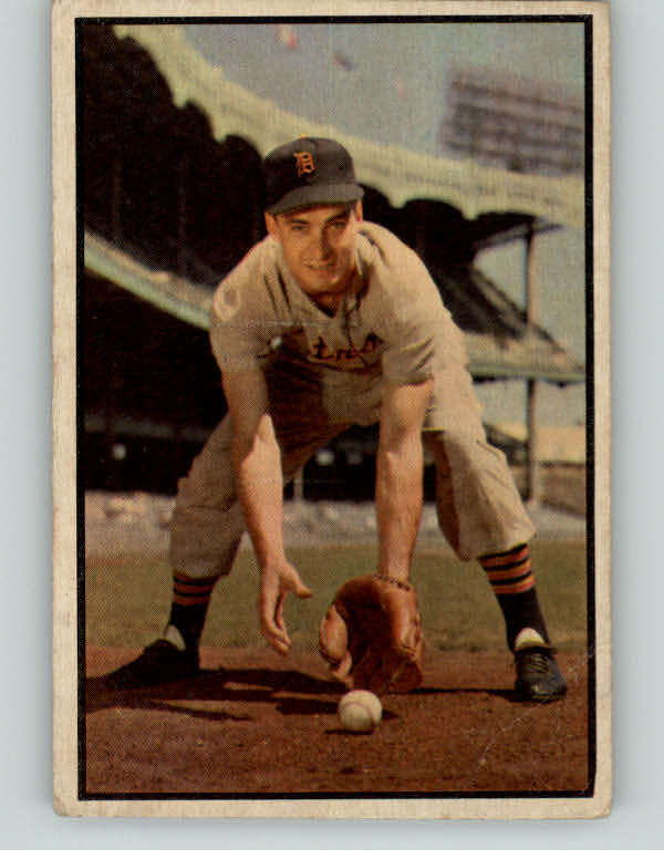 1953 Bowman Color Baseball #125 Fred Hatfield Tigers GD-VG 400963