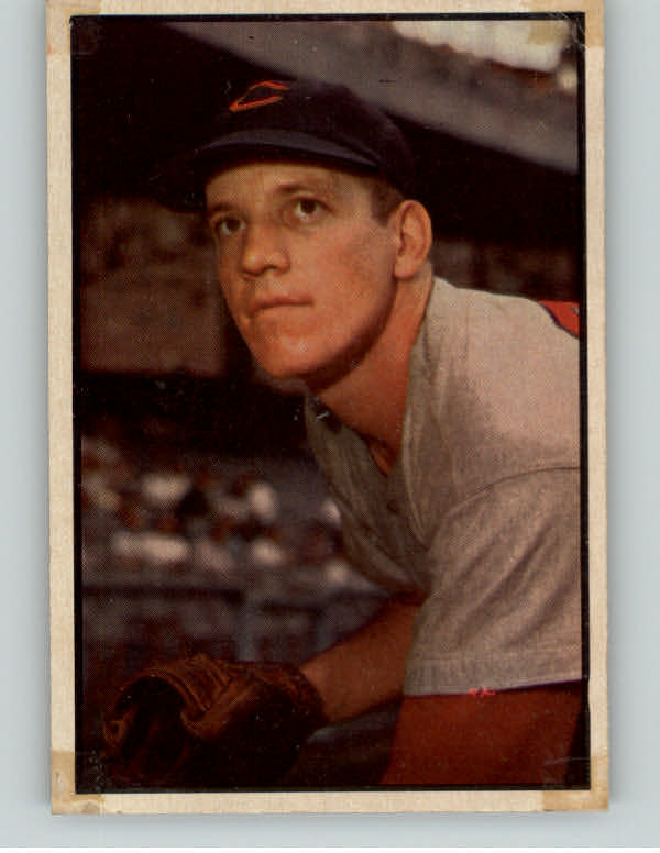 1953 Bowman Color Baseball #090 Joe Nuxhall Reds GD 401011