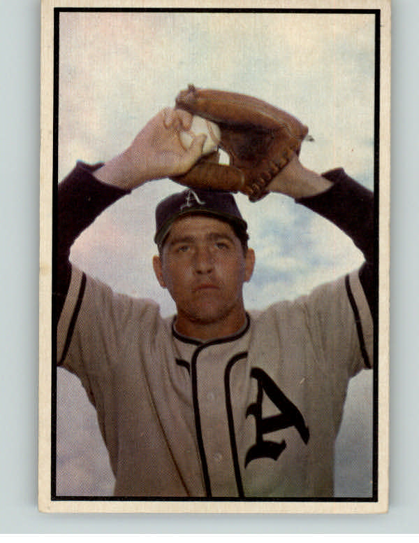 1953 Bowman Color Baseball #150 Carl Scheib A's VG-EX 401017