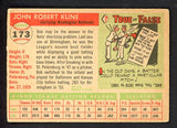 1955 Topps Baseball #173 Bob Kline Senators VG-EX 401373