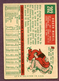 1959 Topps Baseball #202 Roger Maris A's VG-EX 413111