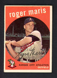 1959 Topps Baseball #202 Roger Maris A's VG-EX 413111