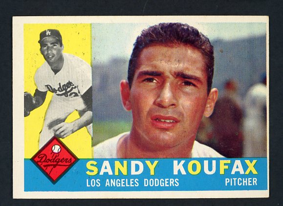 1960 Topps Baseball #343 Sandy Koufax Dodgers EX-MT 416932