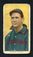 1909-11 T206 T 206 Bob Bescher Reds Good back damage 426675