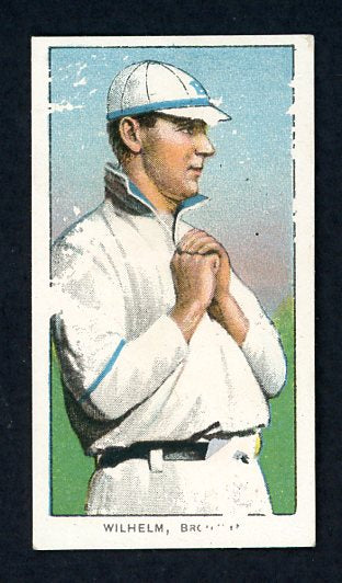 1909-11 T206 T 206 Kaiser Wilhelm Dodgers Good front damage 426687