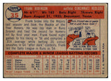 1957 Topps Baseball #035 Frank Robinson Reds VG-EX 441556 Kit Young Cards