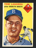 1954 Topps Baseball #132 Tom Lasorda Dodgers VG-EX 442303