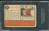 1962 Topps Baseball #200 Mickey Mantle Yankees SGC 4.5 VG-EX+ 445297