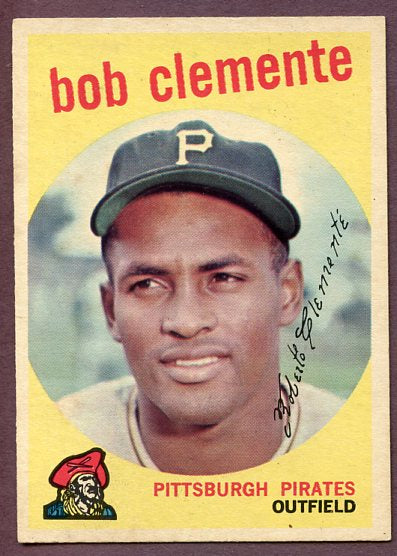 1959 Topps Baseball #478 Roberto Clemente Pirates VG-EX/EX 446153