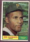 1961 Topps Baseball #388 Roberto Clemente Pirates VG-EX/EX 446195