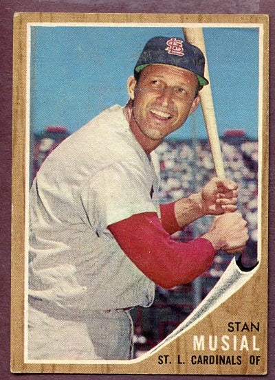 1962 Topps Baseball #050 Stan Musial Cardinals VG-EX 446276