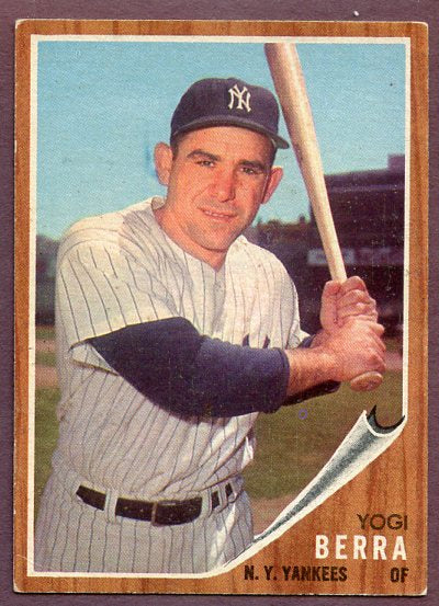 1962 Topps Baseball #360 Yogi Berra Yankees VG-EX 446278