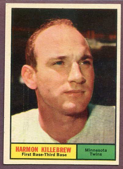 1961 Topps Baseball #080 Harmon Killebrew Twins NR-MT 446305