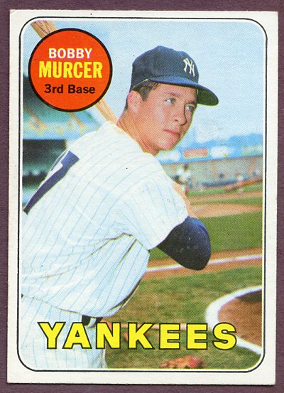 1969 Topps Baseball #657 Bobby Murcer Yankees EX+/EX-MT 446531