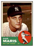 1963 Topps Baseball #120 Roger Maris Yankees EX+/EX-MT 447512