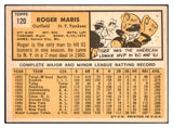 1963 Topps Baseball #120 Roger Maris Yankees EX+/EX-MT 447512