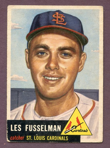 1953 Topps Baseball #218 Les Fusselman Cardinals VG-EX 448525