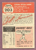 1953 Topps Baseball #203 Cliff Fannin Browns VG-EX 448540