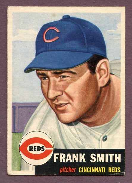 1953 Topps Baseball #116 Frank Smith Reds VG-EX 448570