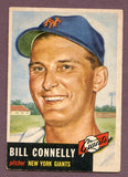 1953 Topps Baseball #126 Bill Connelly Giants VG-EX 448586